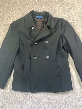 J. Crew Black Double-Breasted Women's Pea Coat